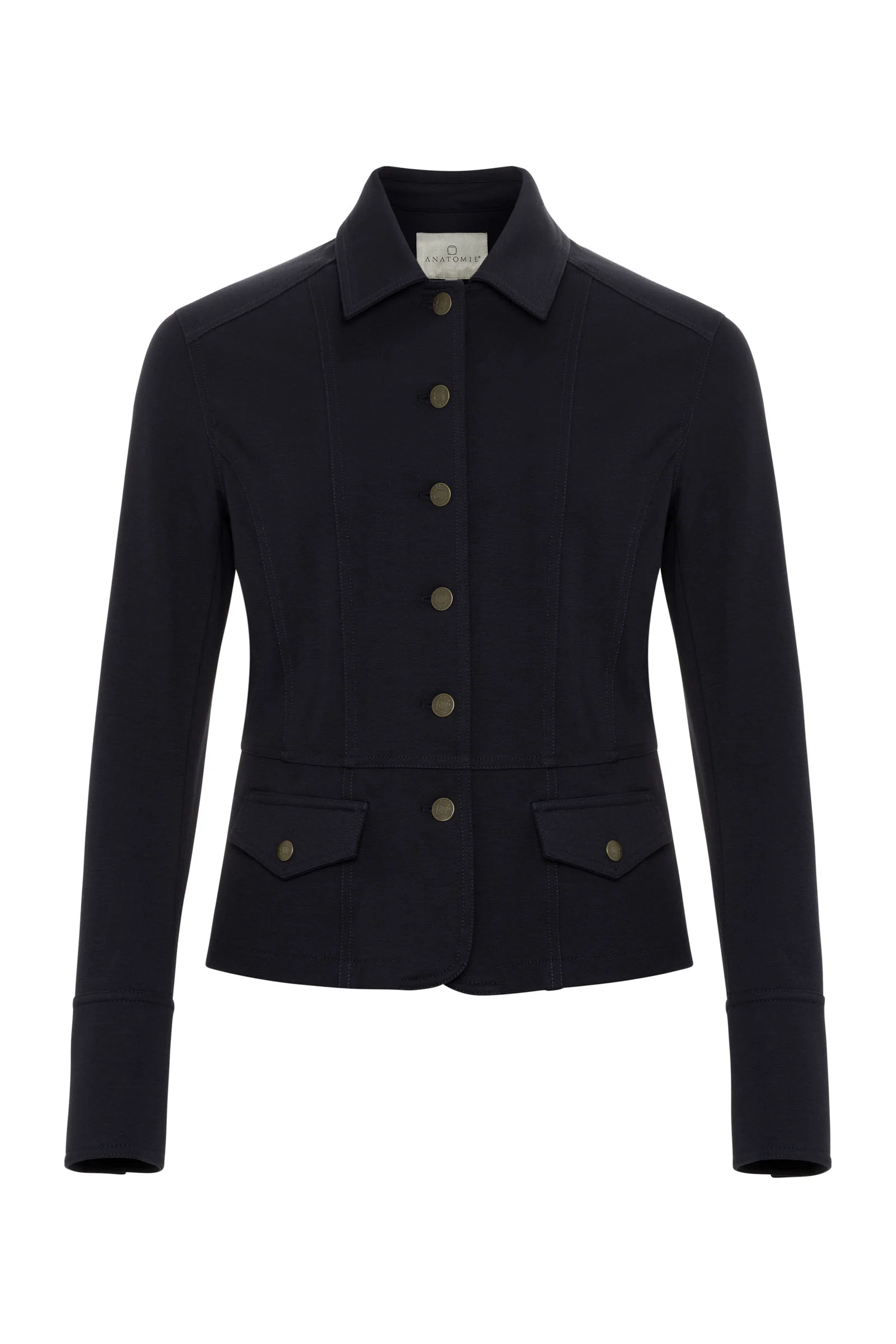 Caprice Ponte Cropped Tailored Jacket - Image 6