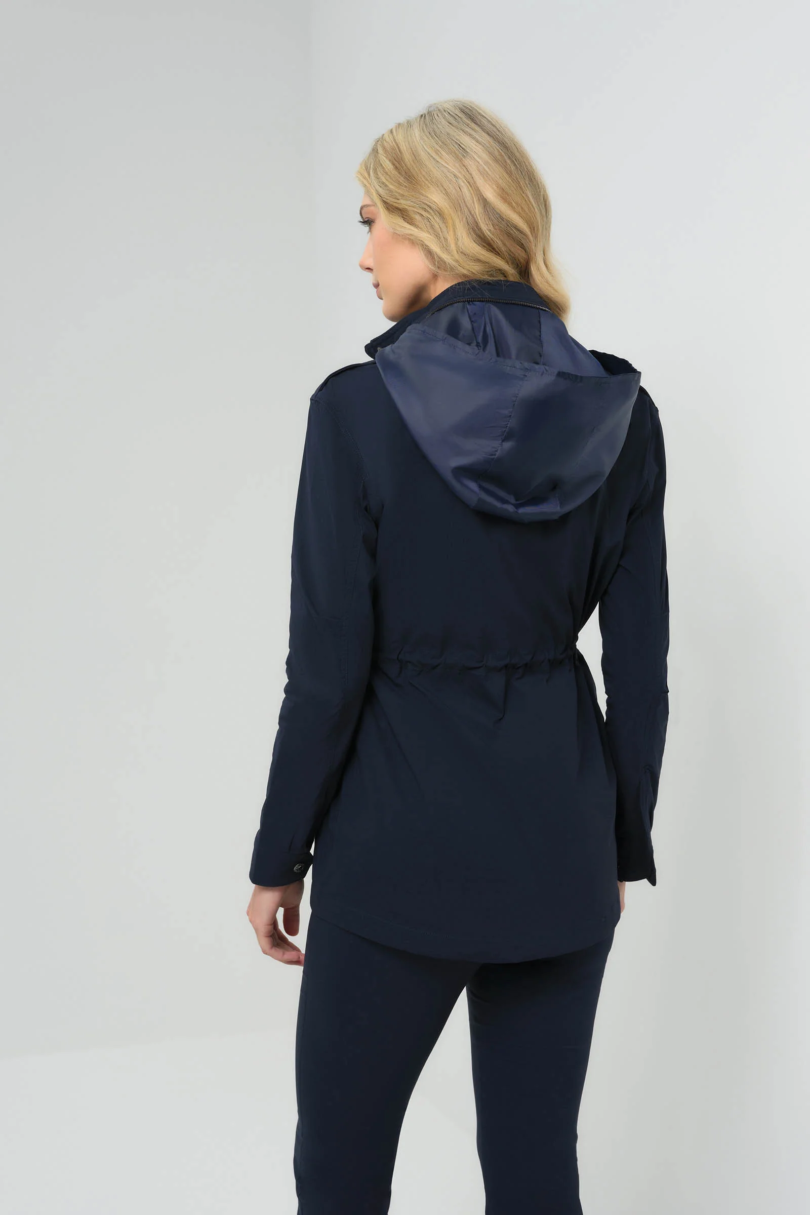Courtney Lightweight Utility Jacket with Hood - Image 3