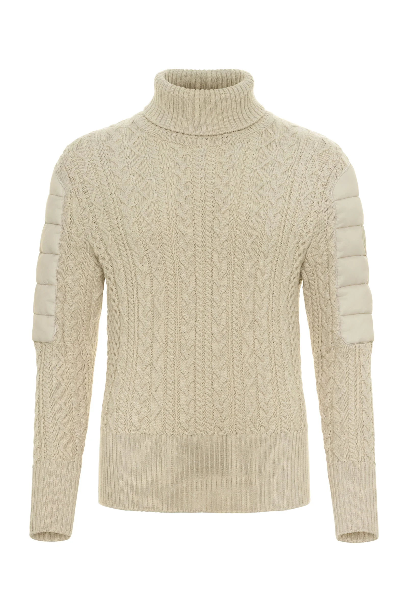 Eloisa Cableknit and Nylon Padded Sweater - Image 6