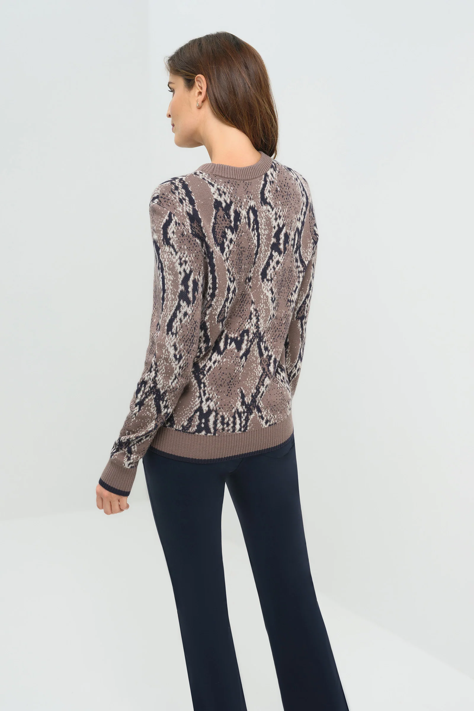 Printed Archer Removable Turtleneck Sweater - Image 6