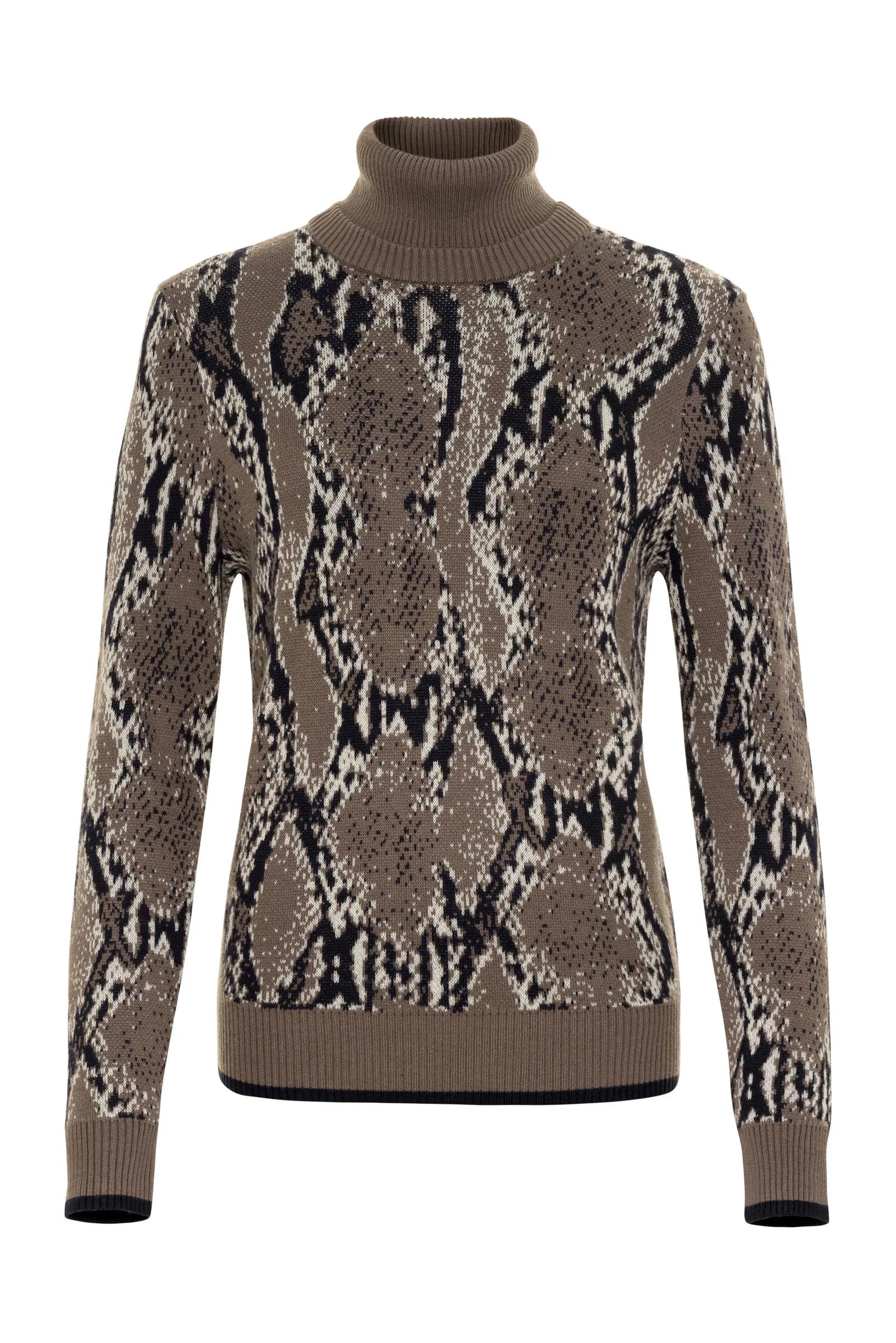 Printed Archer Removable Turtleneck Sweater - Image 7