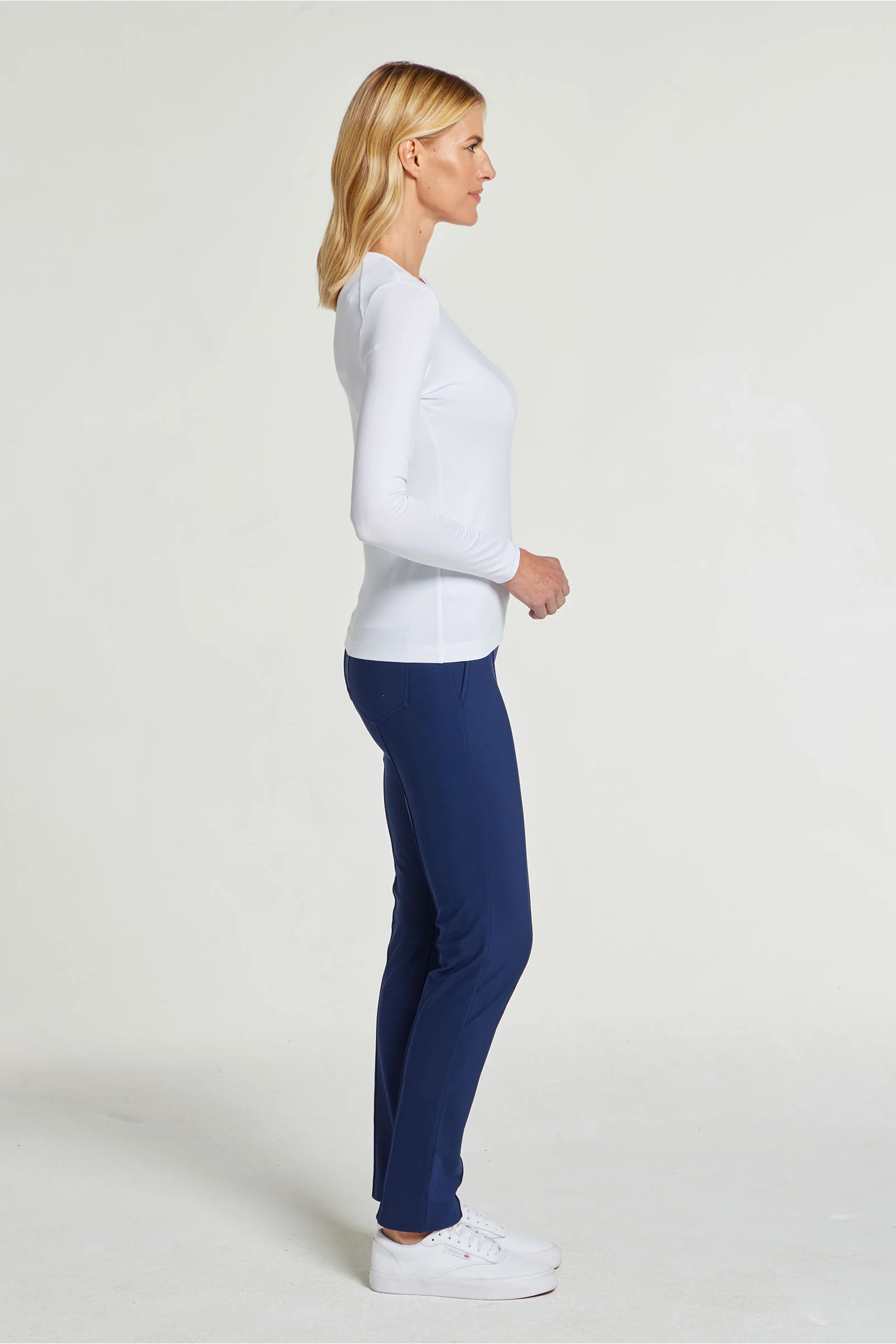 Tony Pima Cotton Long-Sleeve Top - Image 4